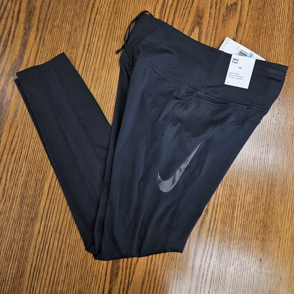 Nike Fast Dri-FIT Running Leggings Mid-Rise 7/8 Length